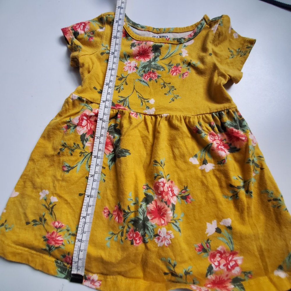 ⭐Baby Girl Yellow Floral Dress - Old Navy ⭐